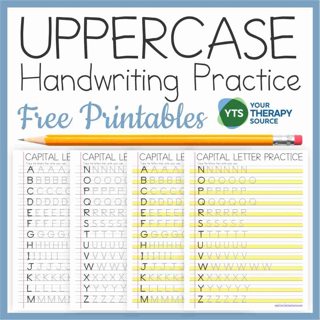 Free Printable Tracing Capital Letter Worksheets