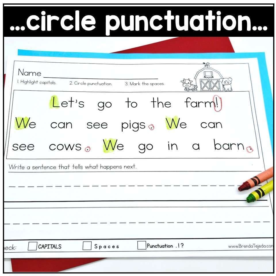 Free Printable Capitalization And Punctuation Worksheets