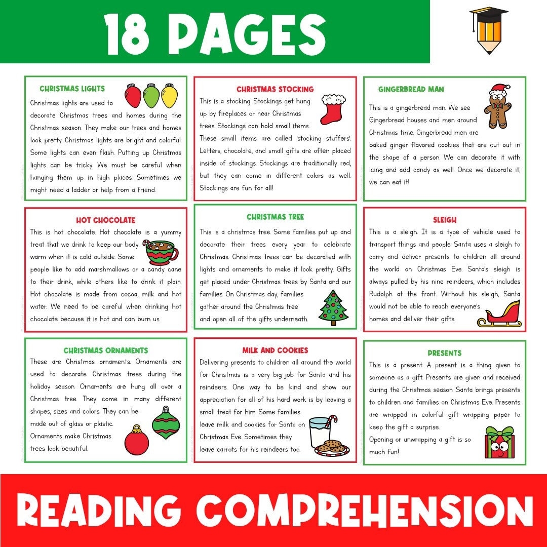 Christmas Reading Comprehension Worksheet