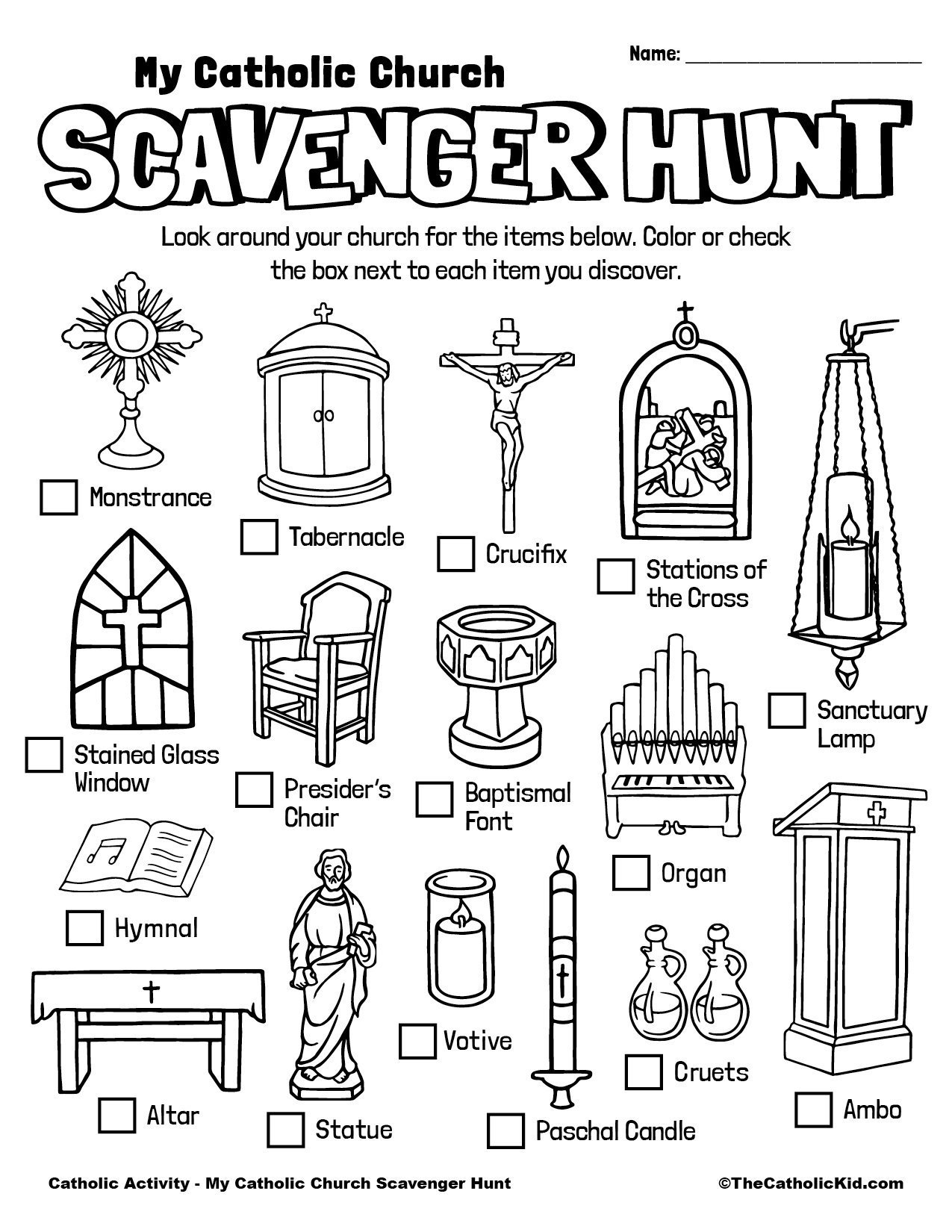 Church And Respect Printable Activities Worksheets Library
