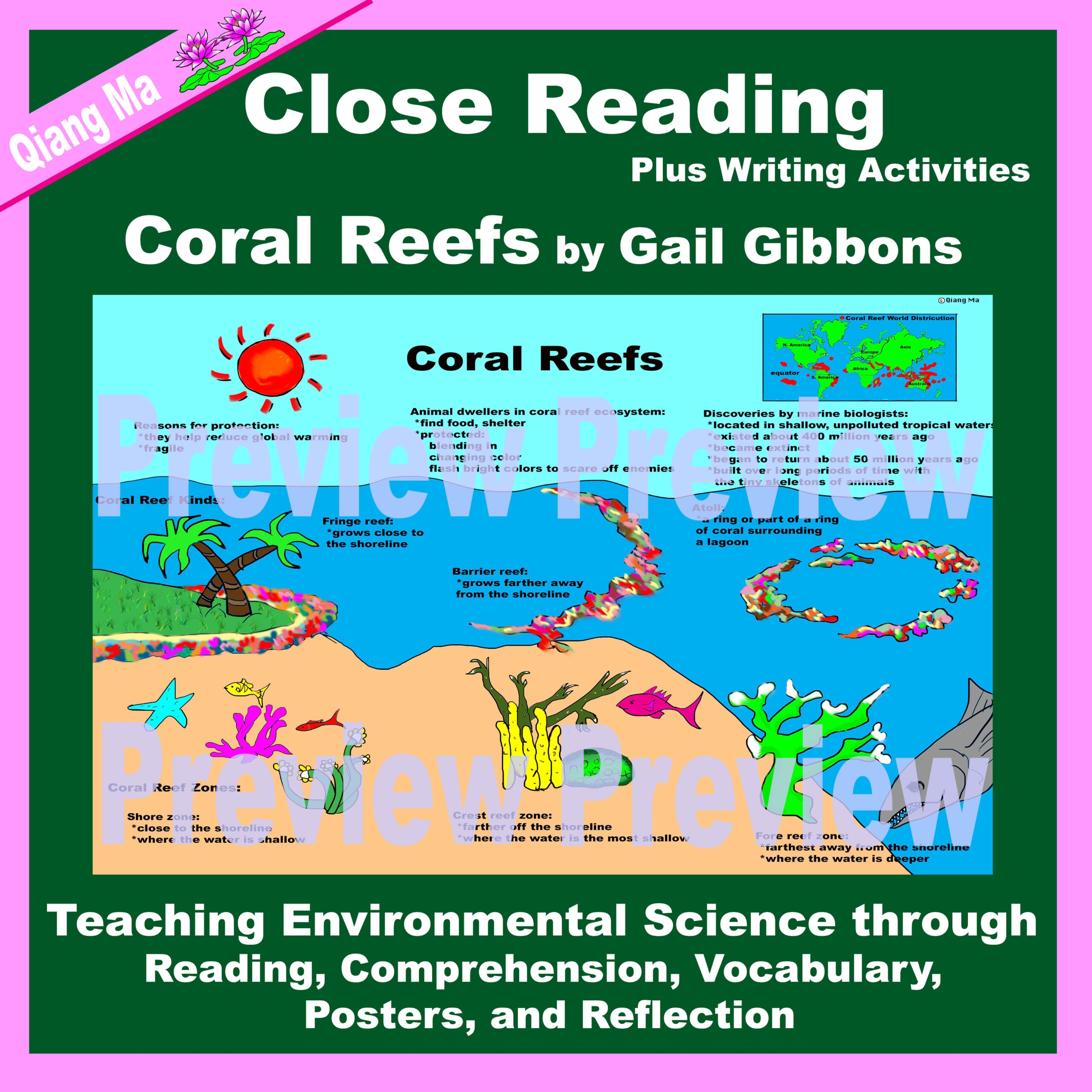Coral Reefs Reading Comprehension Worksheets Answers