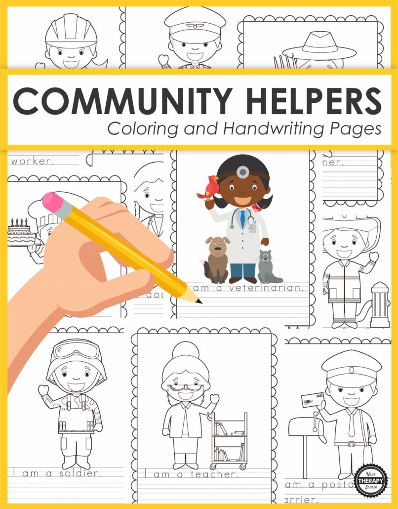Community Helpers Preschool Worksheets Free Printable