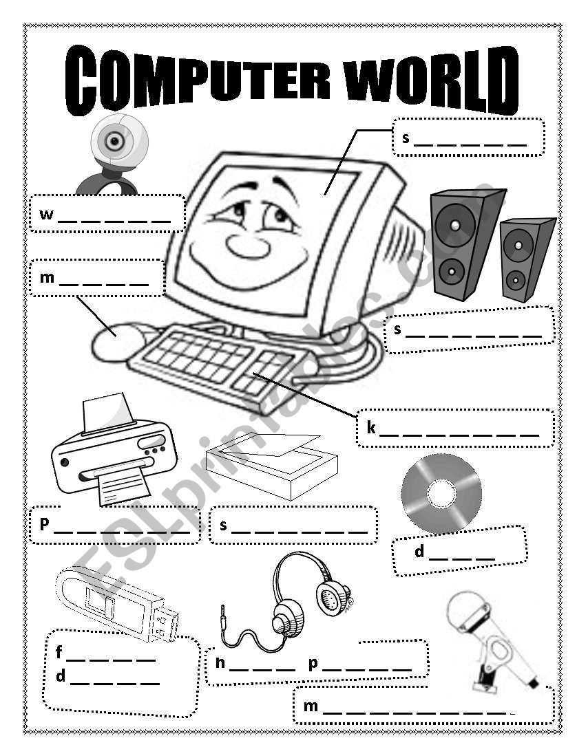 Computer World ESL Worksheet By Kathleen1122 Worksheets Library
