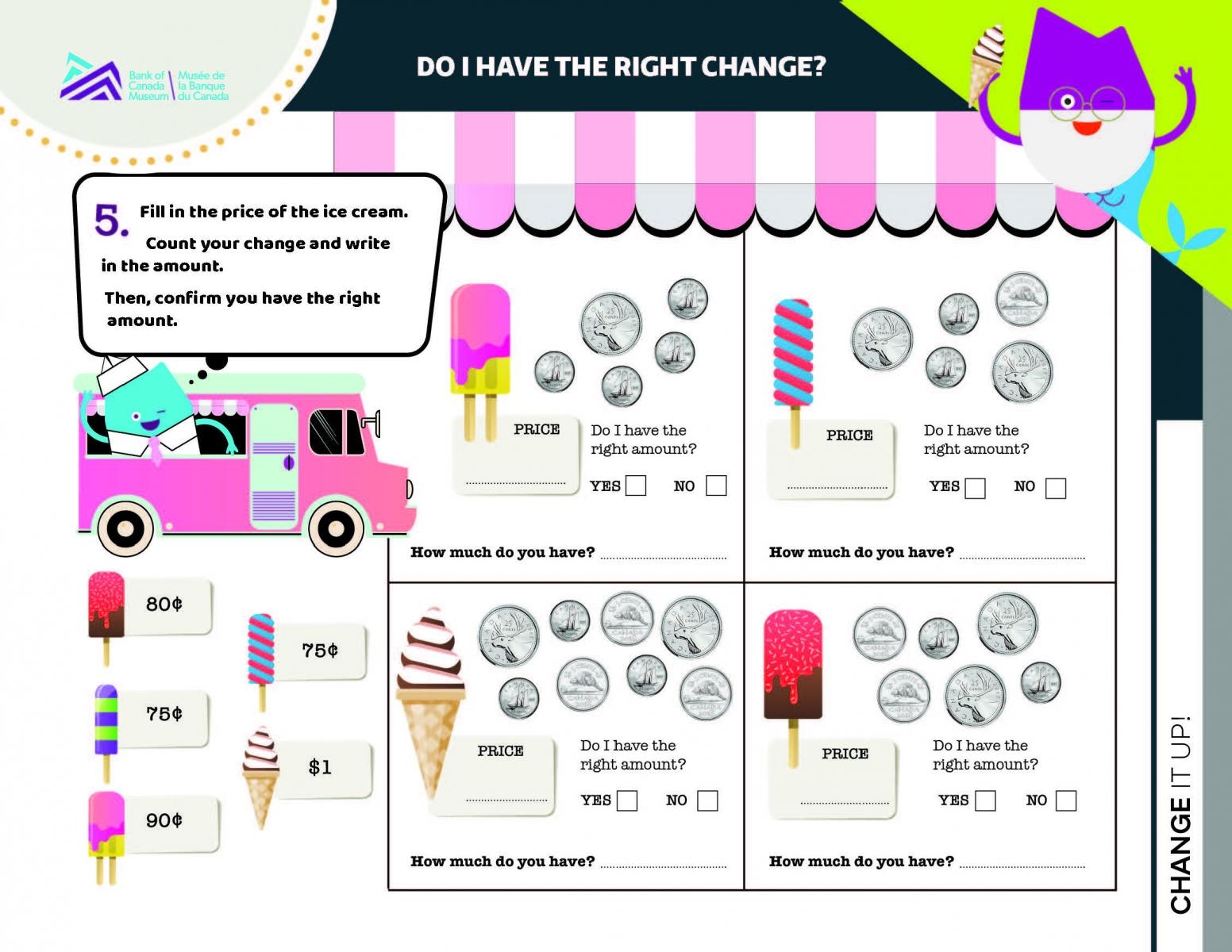 Free Printable Making Change Worksheets Pdf