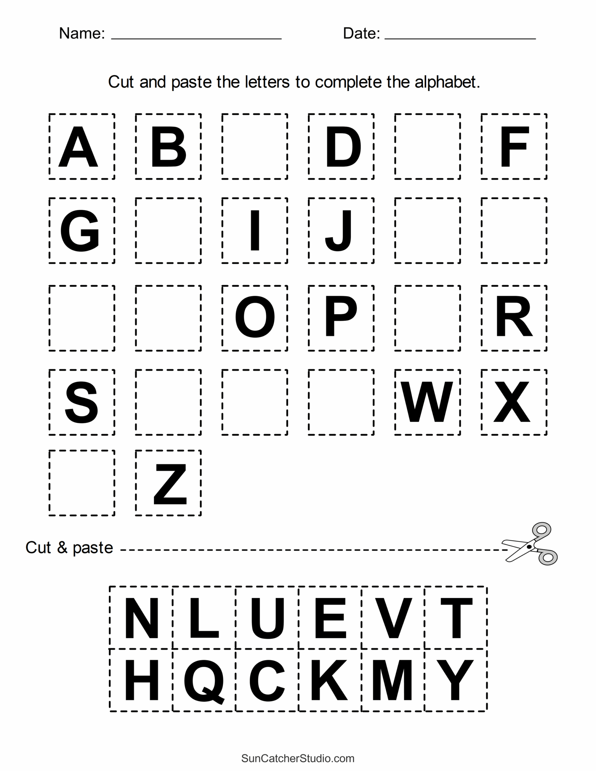 Children's Worksheets Free Printable