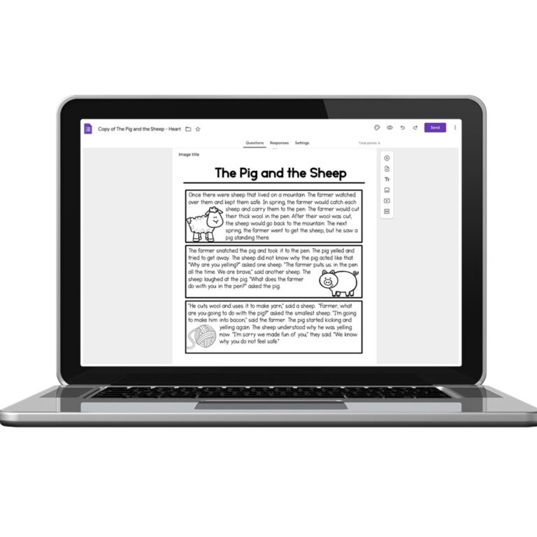 Digital 2nd Grade Reading Passage Moral And Summarizing The 