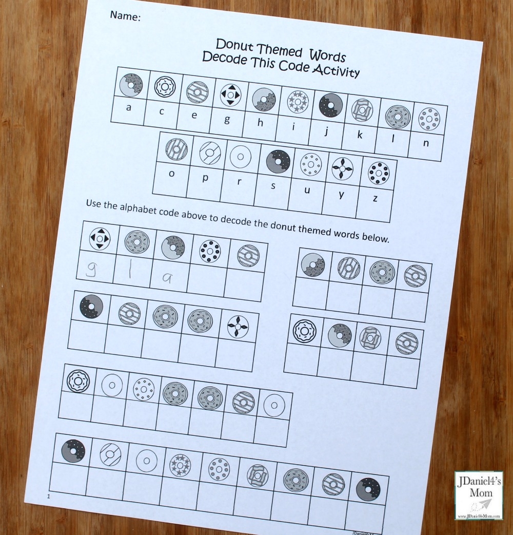 Free Crack The Code Worksheets Printable