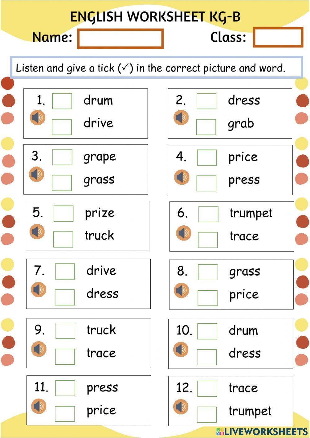 Double letter Consonant Sounds Online Worksheet Live Worksheets Worksheets Library