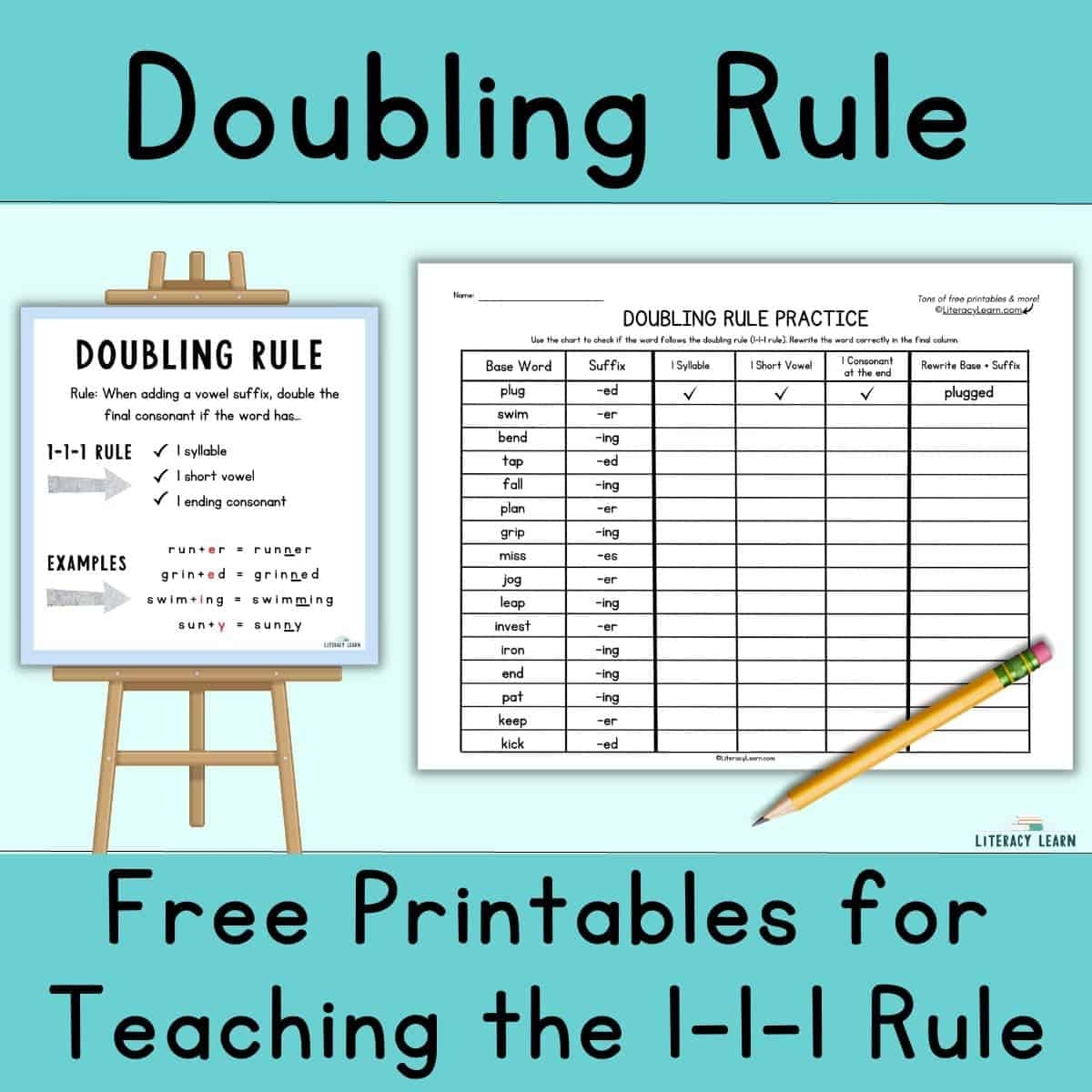 Double Consonant Worksheets Free Printable