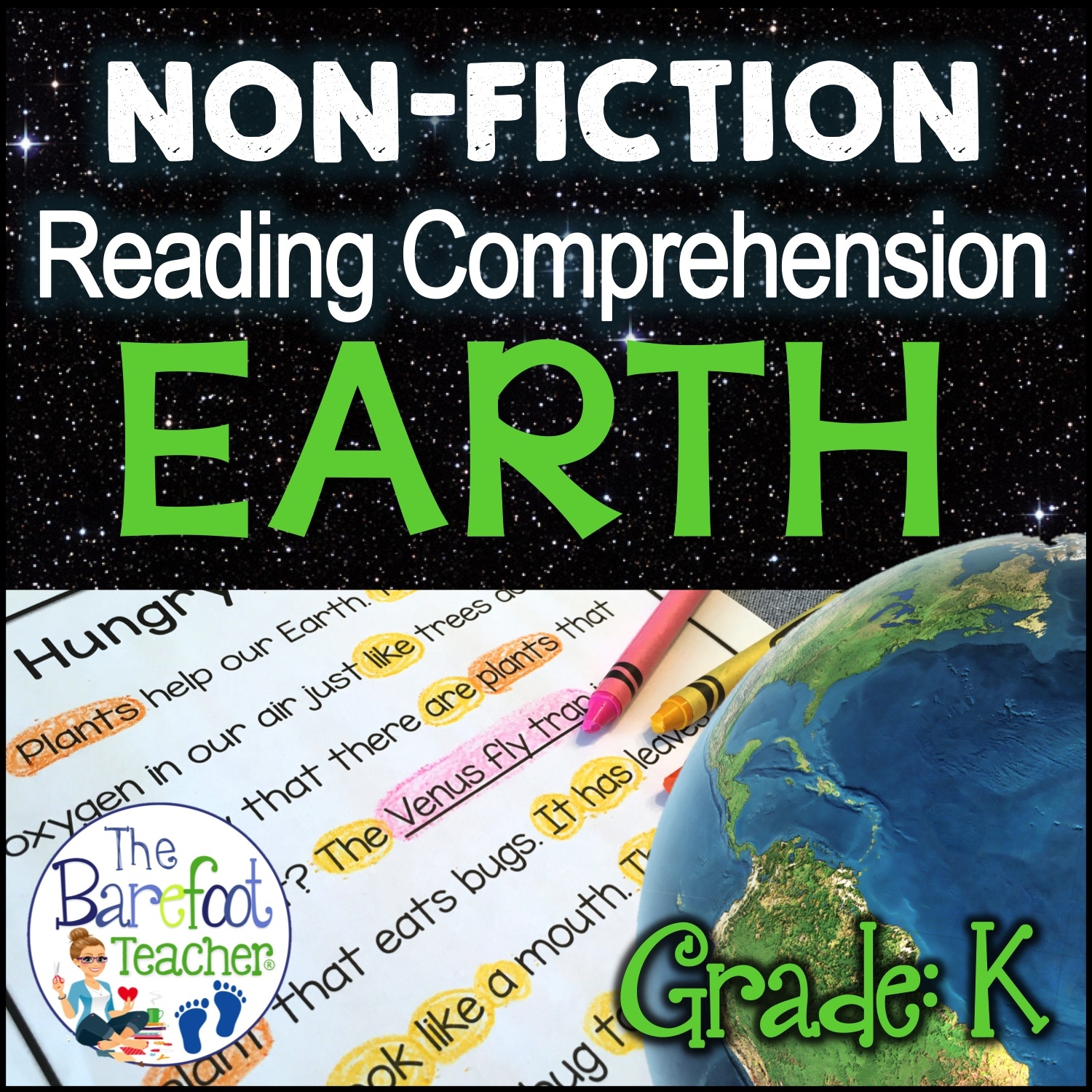 Earth Day Reading Comprehension Pack Plus A FREE DOWNLOAD The Barefoot Teacher