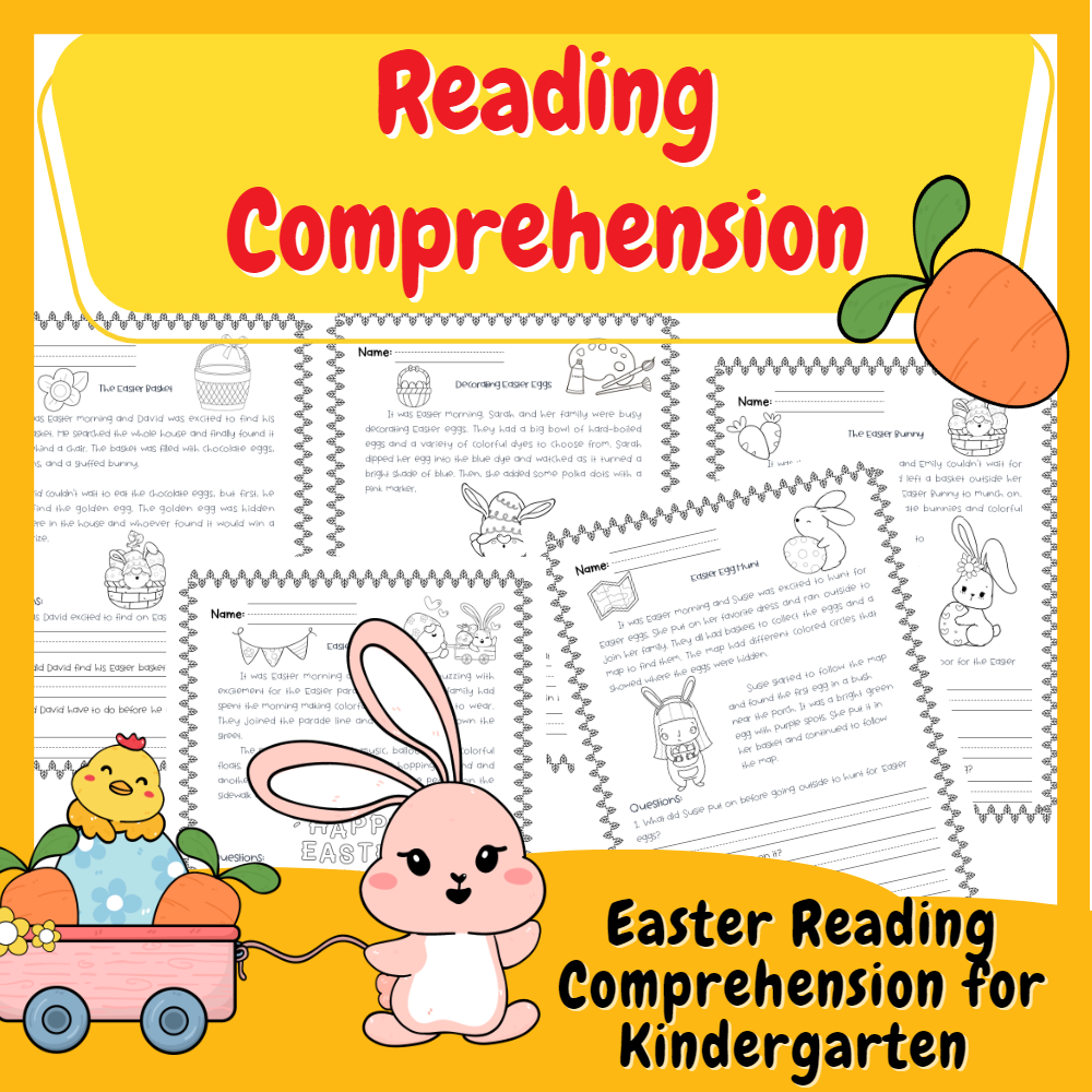 Easter Reading Comprehension For Kindergarten Made By Teachers