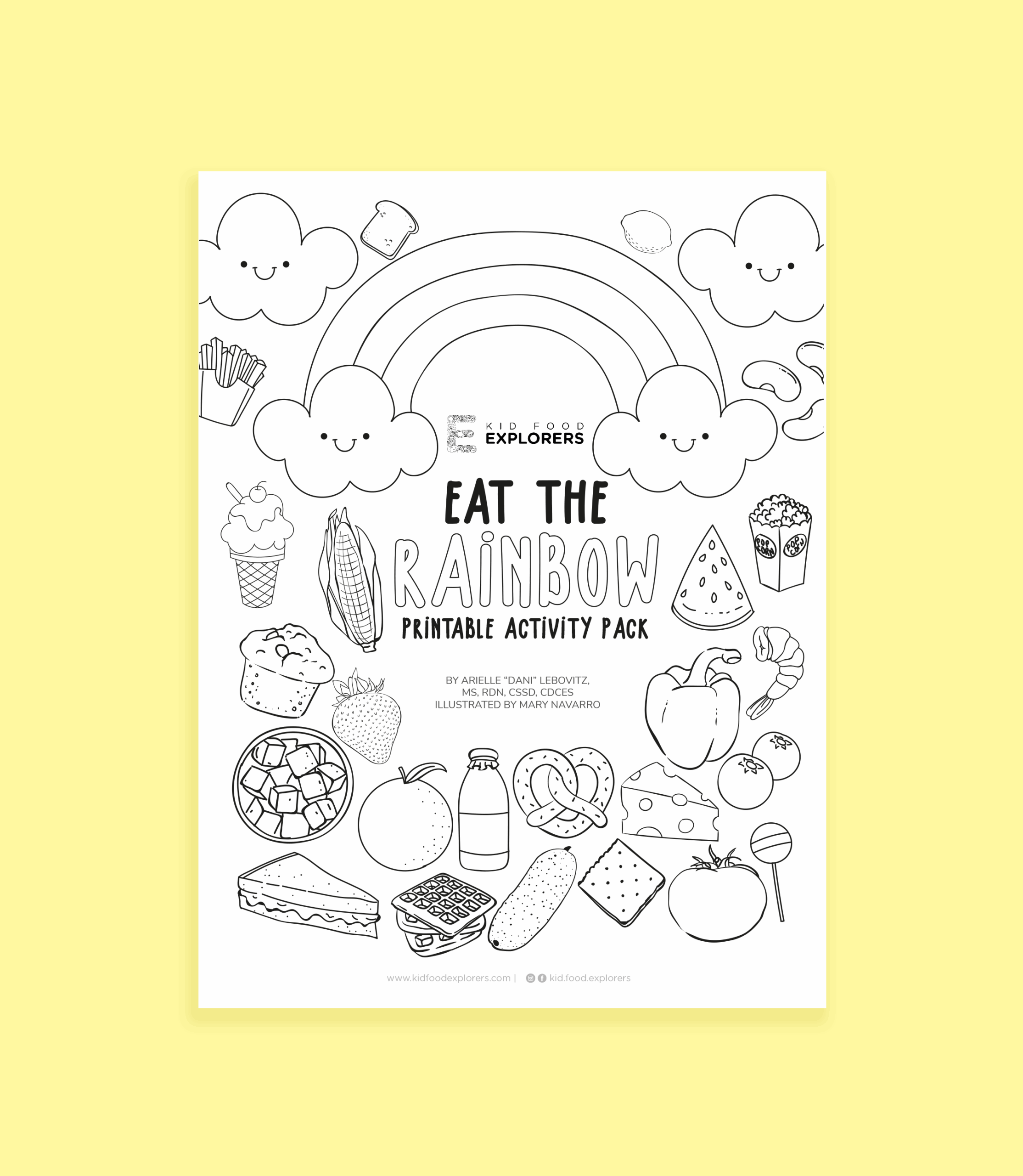 Eat The Rainbow Printable Activity Pack