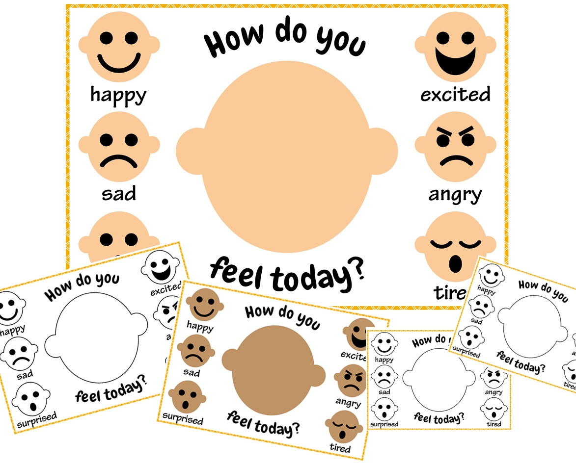 Free Printable Emotions Worksheet Preschool