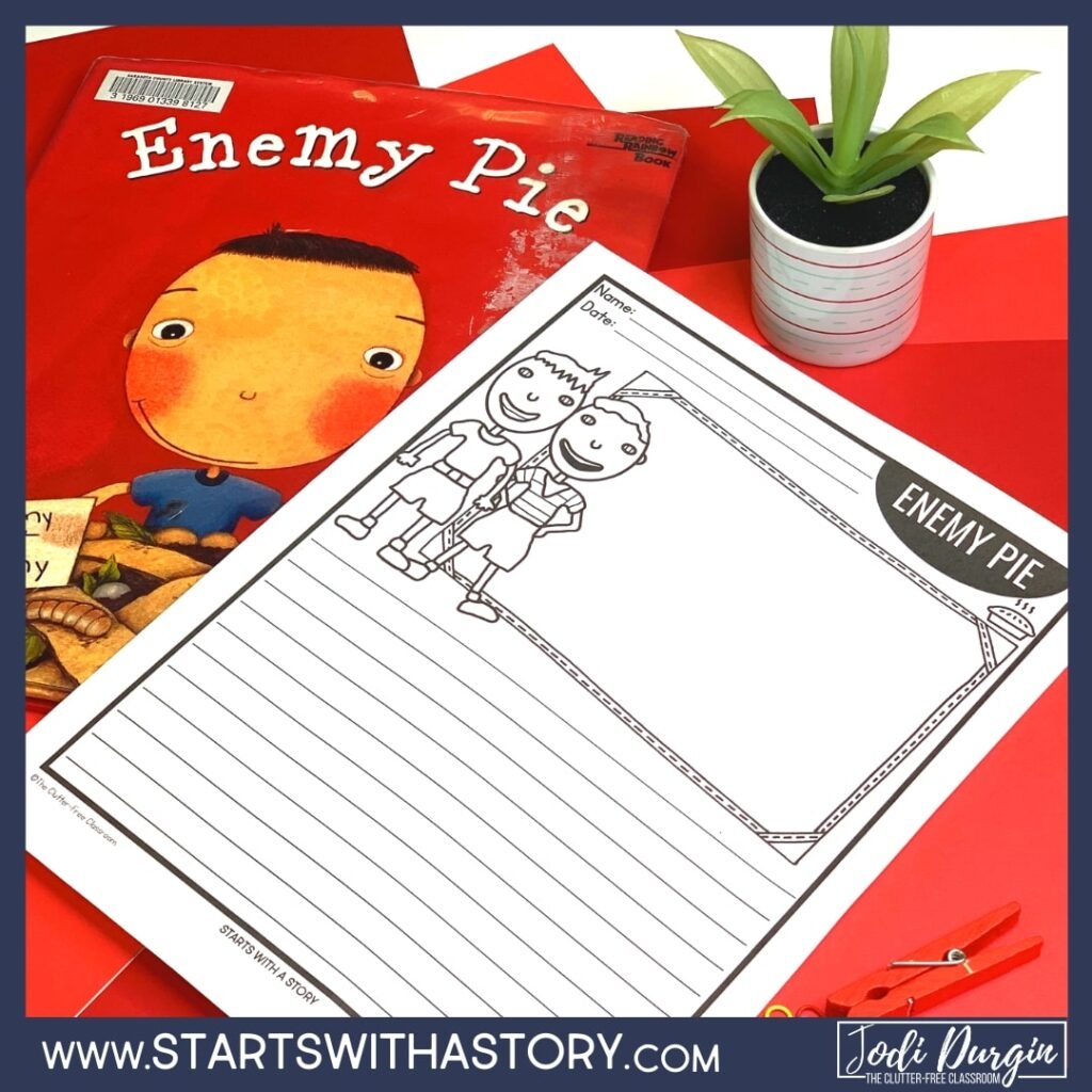 Enemy Pie Activities And Lesson Plans For 2025 Teaching With 