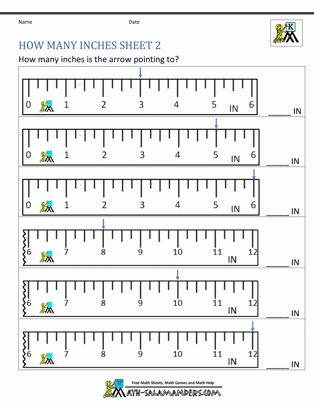Kindergarten Measurement Worksheets Free Printables