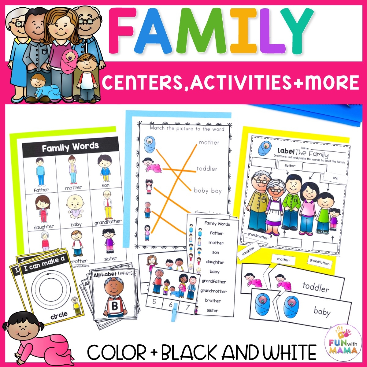 Family Worksheets Printable Free