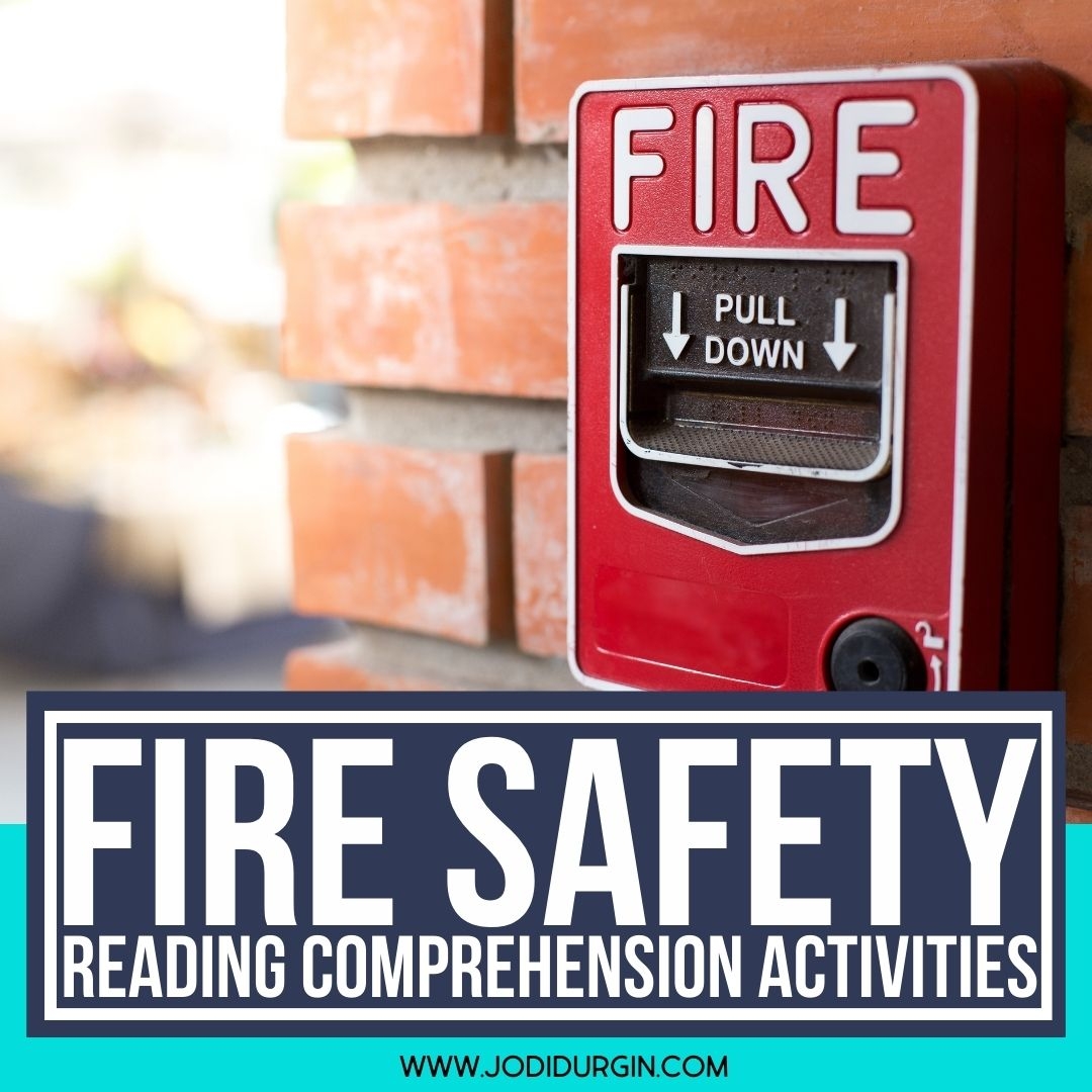 Easy Reading Comprehension Worksheets Fire Safety