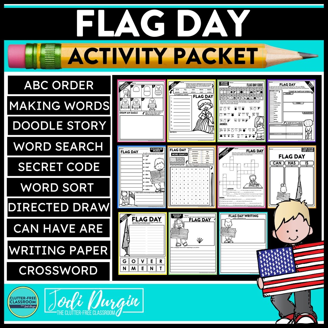 Flag Day Activities For Elementary Students In 2025 Teaching With Jodi Durgin And Company