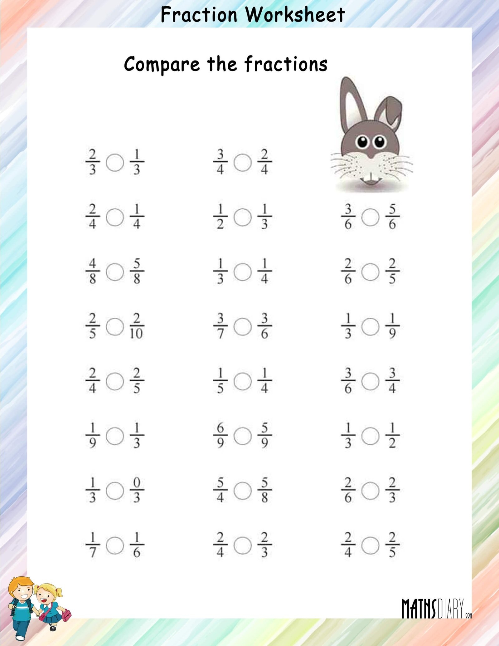 Fractions Grade 2 Math Worksheets Worksheets Library