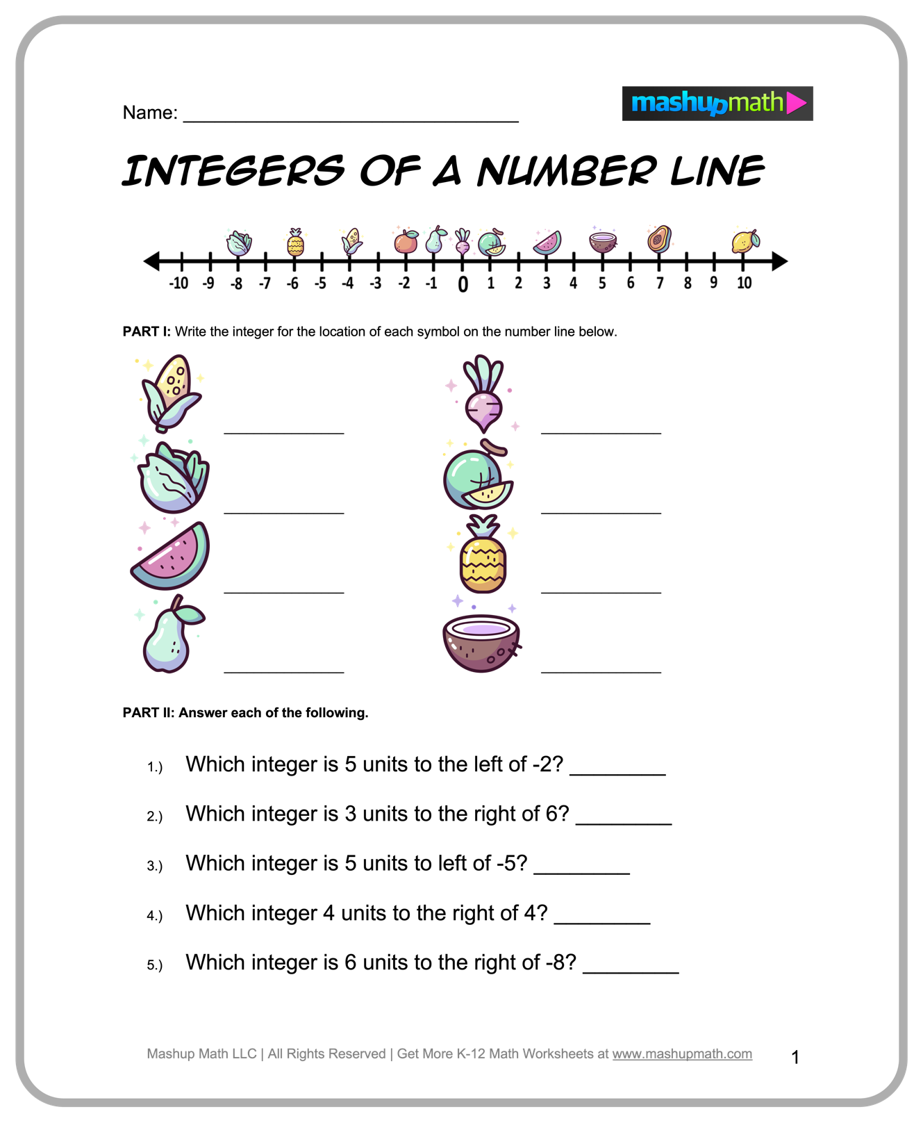 Six Grade Science Free Printable Worksheets
