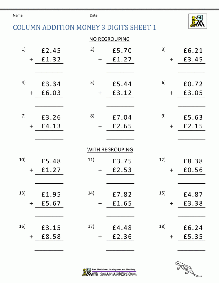 Free Addition Money Worksheet Free Printables Download Free Addition Money Worksheet Free Printables Png Images Free Worksheets On Clipart Library