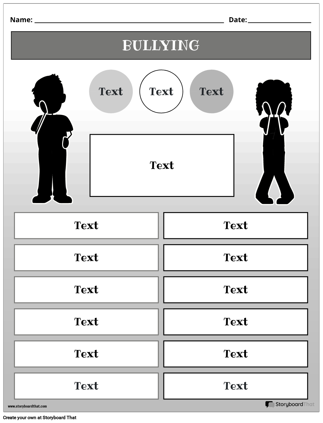 Free Printable Anti Bullying Worksheets