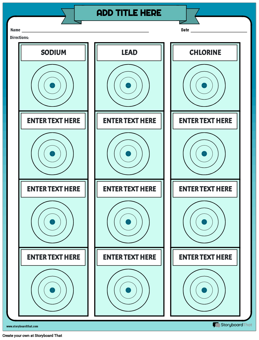 Free Printable Molecule Worksheet For Kids
