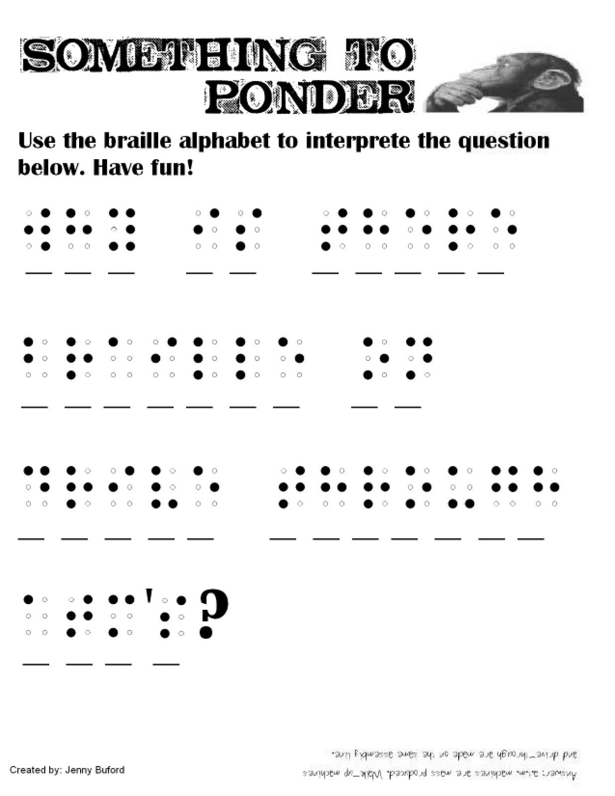 Free Braille Worksheet Download Free Braille Worksheet Png Images 