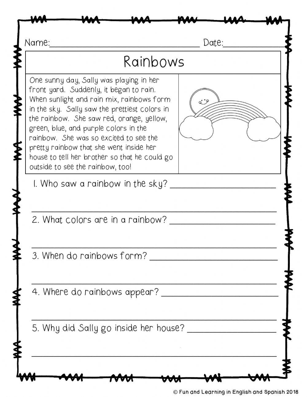 Free Comprehension Questions Worksheet Download Free Comprehension Questions Worksheet Png Images Free Worksheets On Clipart Library