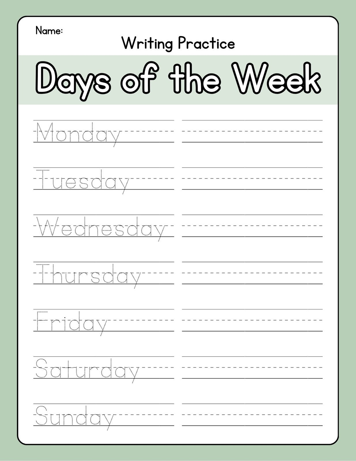 2nd Grade Writing Worksheets Free Printable
