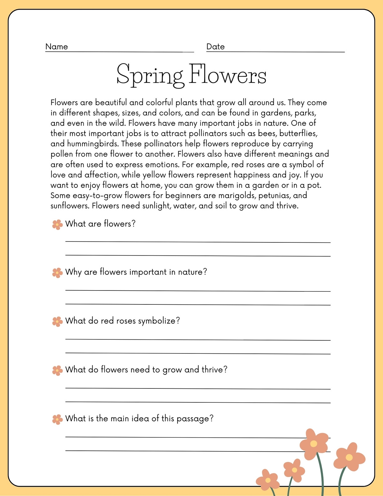 Agenda Web Reading Comprehension Worksheet