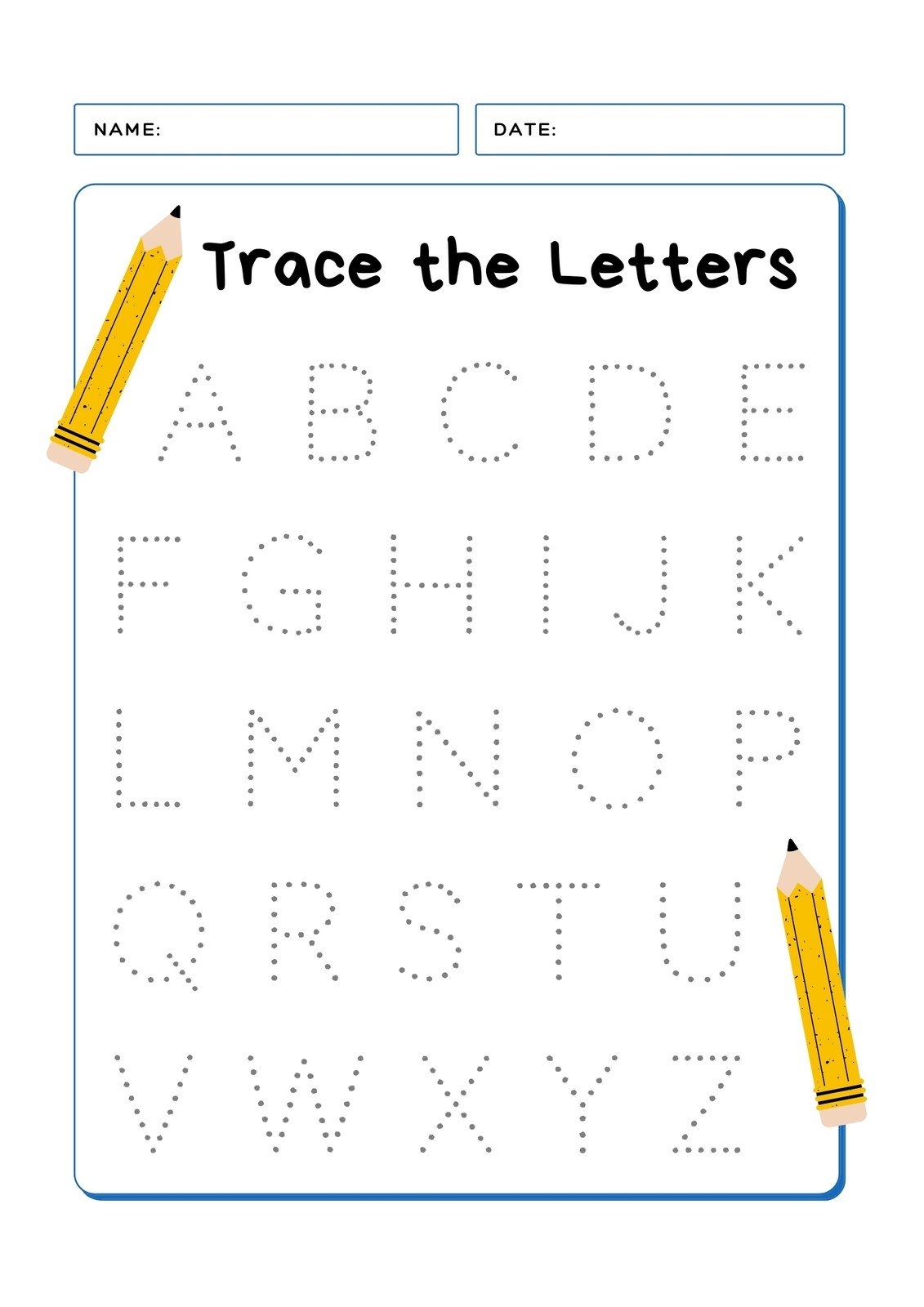 Free Printable Editable Handwriting Worksheets