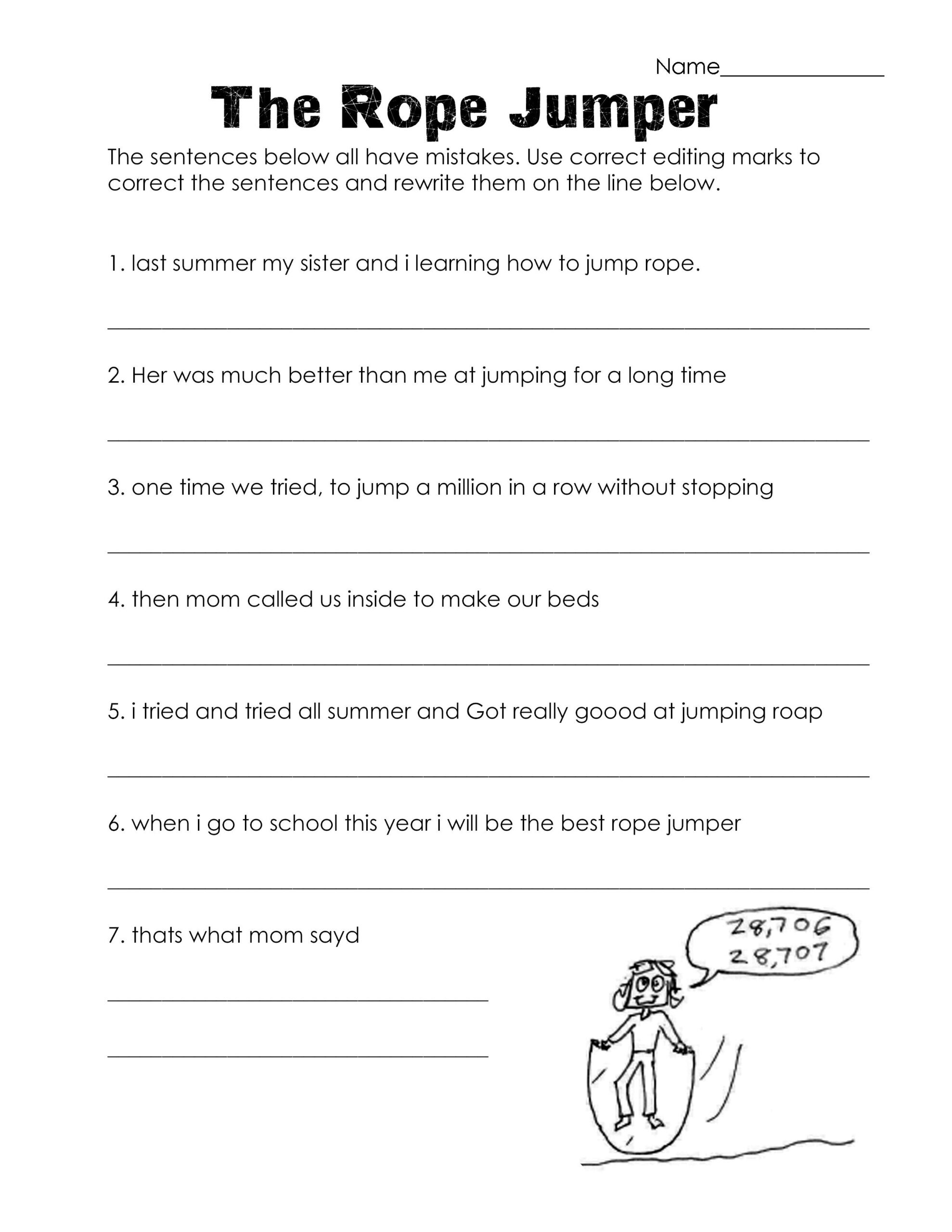 Esl Grammar Free Printable Worksheets