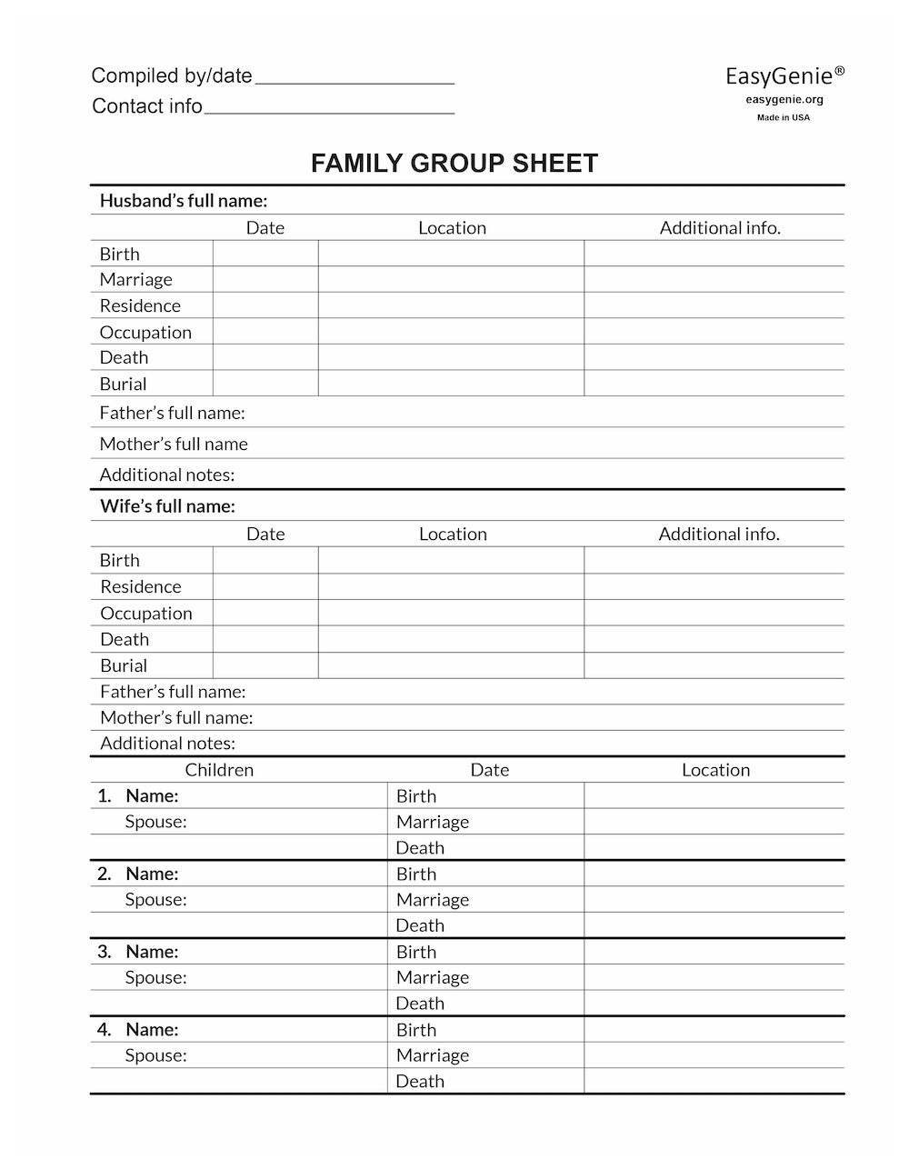 Free Genealogy Worksheet Download Free Genealogy Worksheet Png Images Free Worksheets On Clipart Library