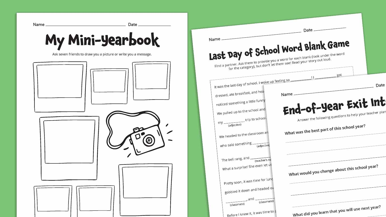 11th Grade Free Printable Worksheets