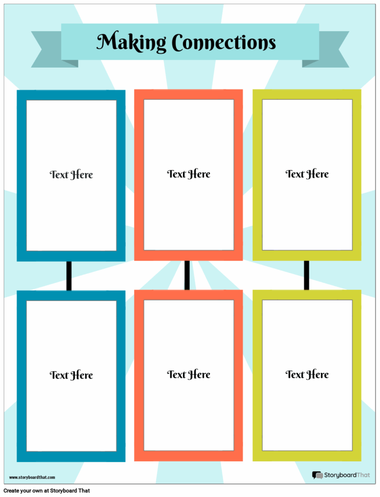 Free Making Connections Worksheets At StoryboardThat