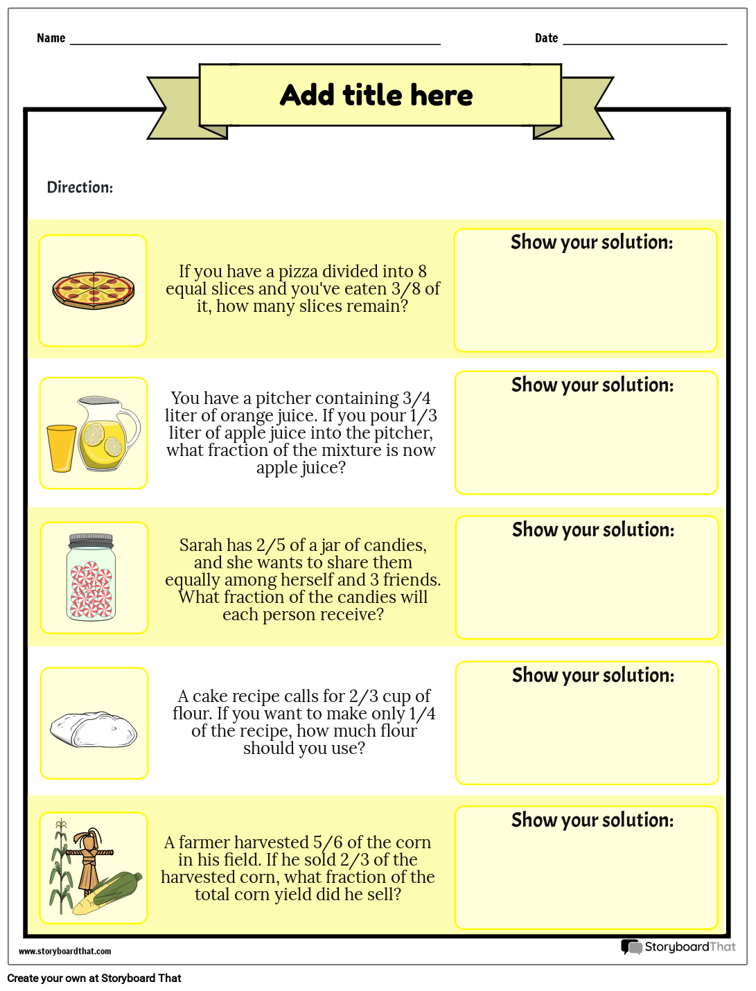 Free Printable Integer Word Problem Worksheets