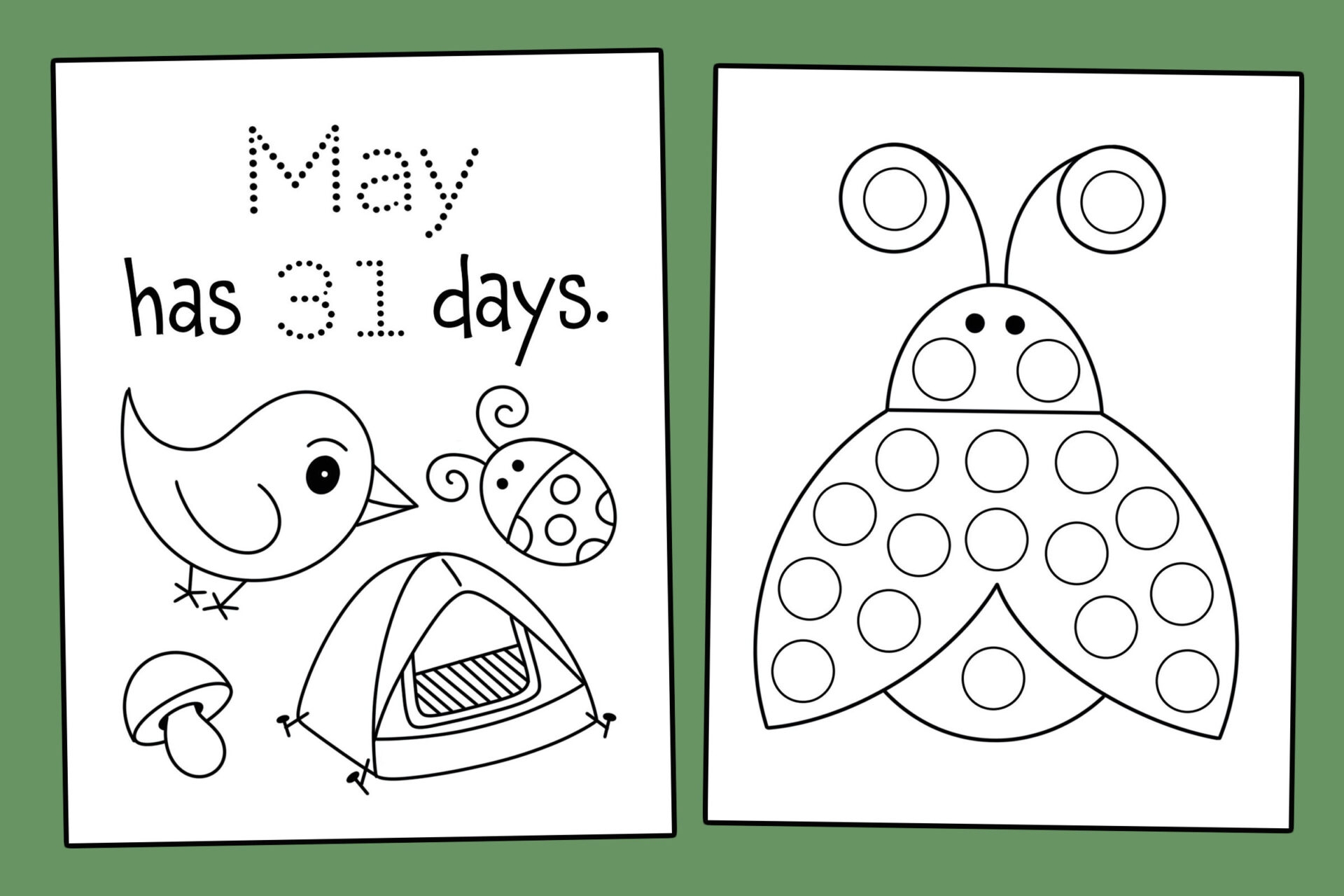 Free May Worksheets For Preschool The Hollydog Blog