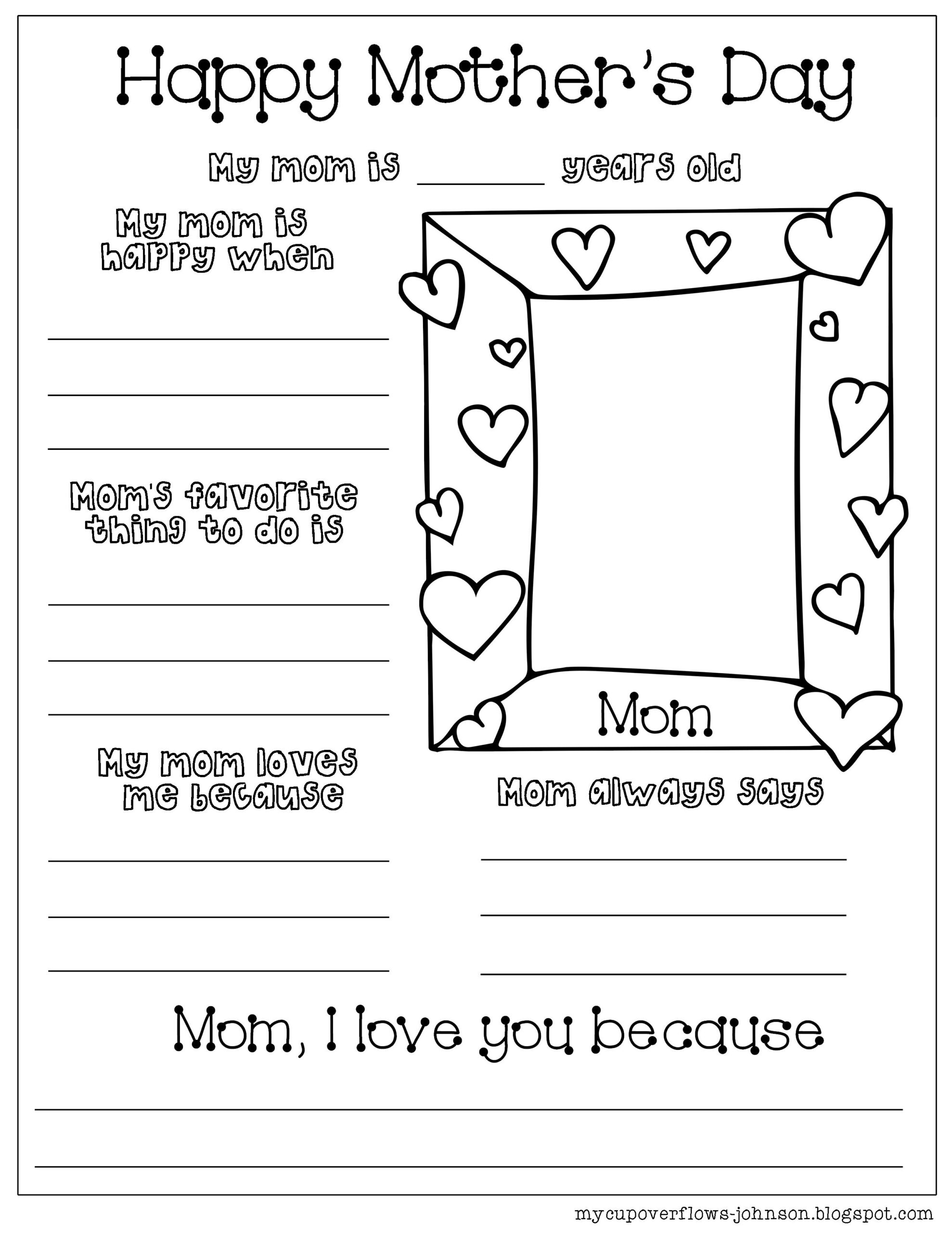 Free Mother Day Worksheet Download Free Mother Day Worksheet Png Images Free Worksheets On Clipart Library