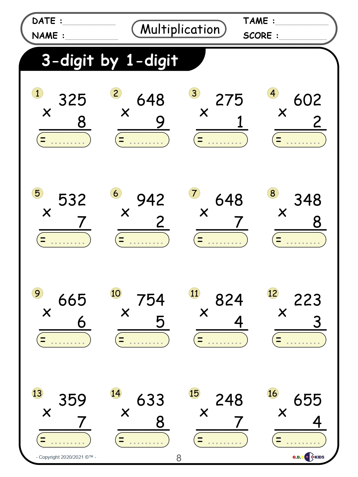 Free Multiplication Worksheets 12 Multiplication Fact Fluency From 1 12 Worksheets Teaching Resources 