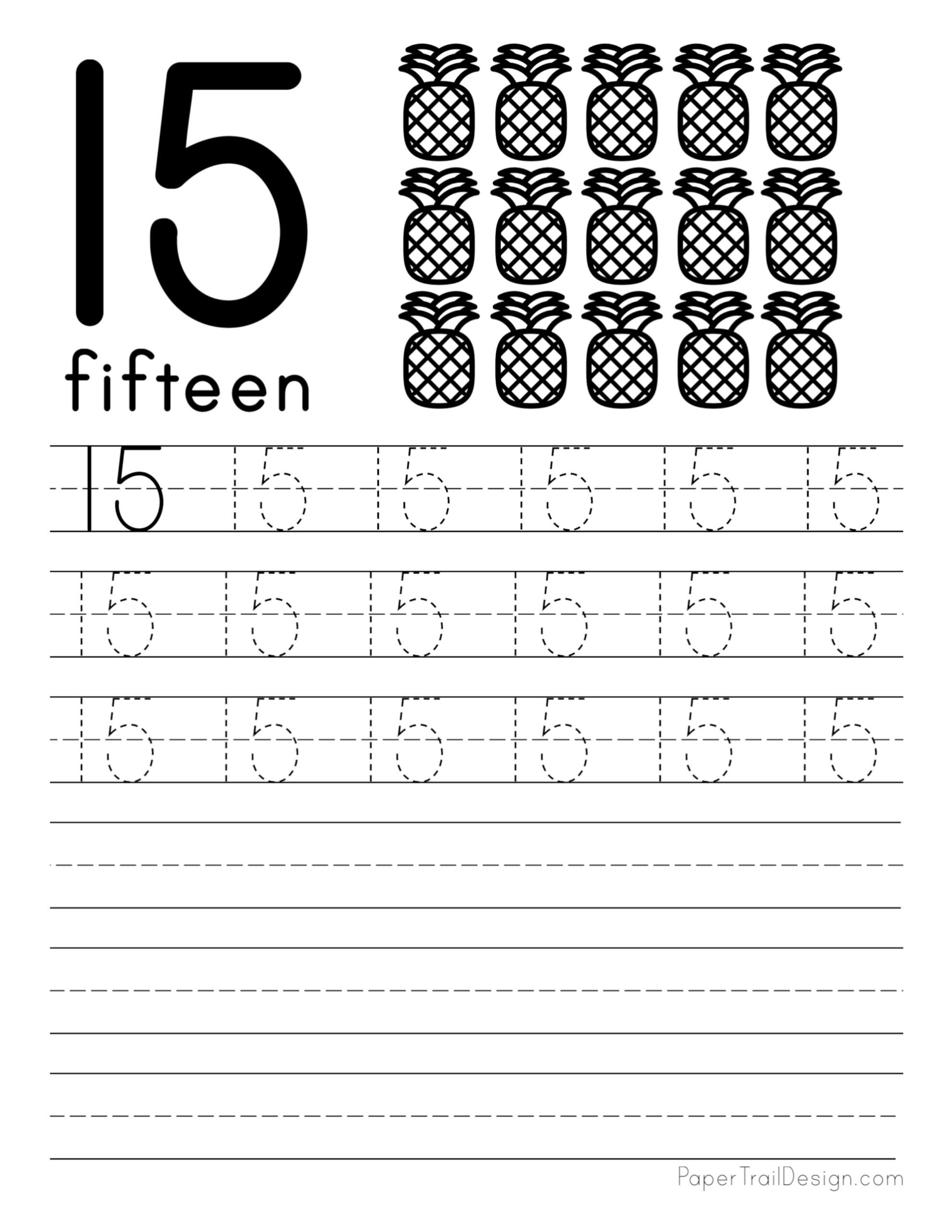 Free Number Tracing Worksheets Paper Trail Design Worksheets Library