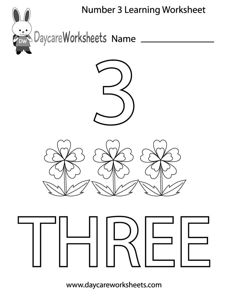 Numbers Worksheets For Preschoolers Free Printables