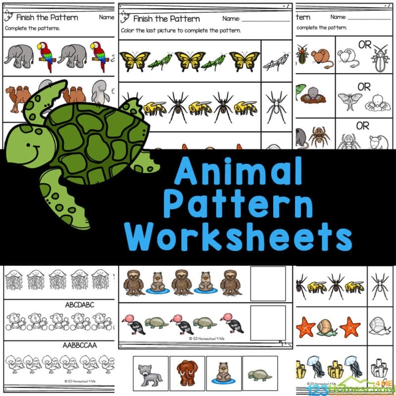 Free Printable Patterning Worksheets For Kind