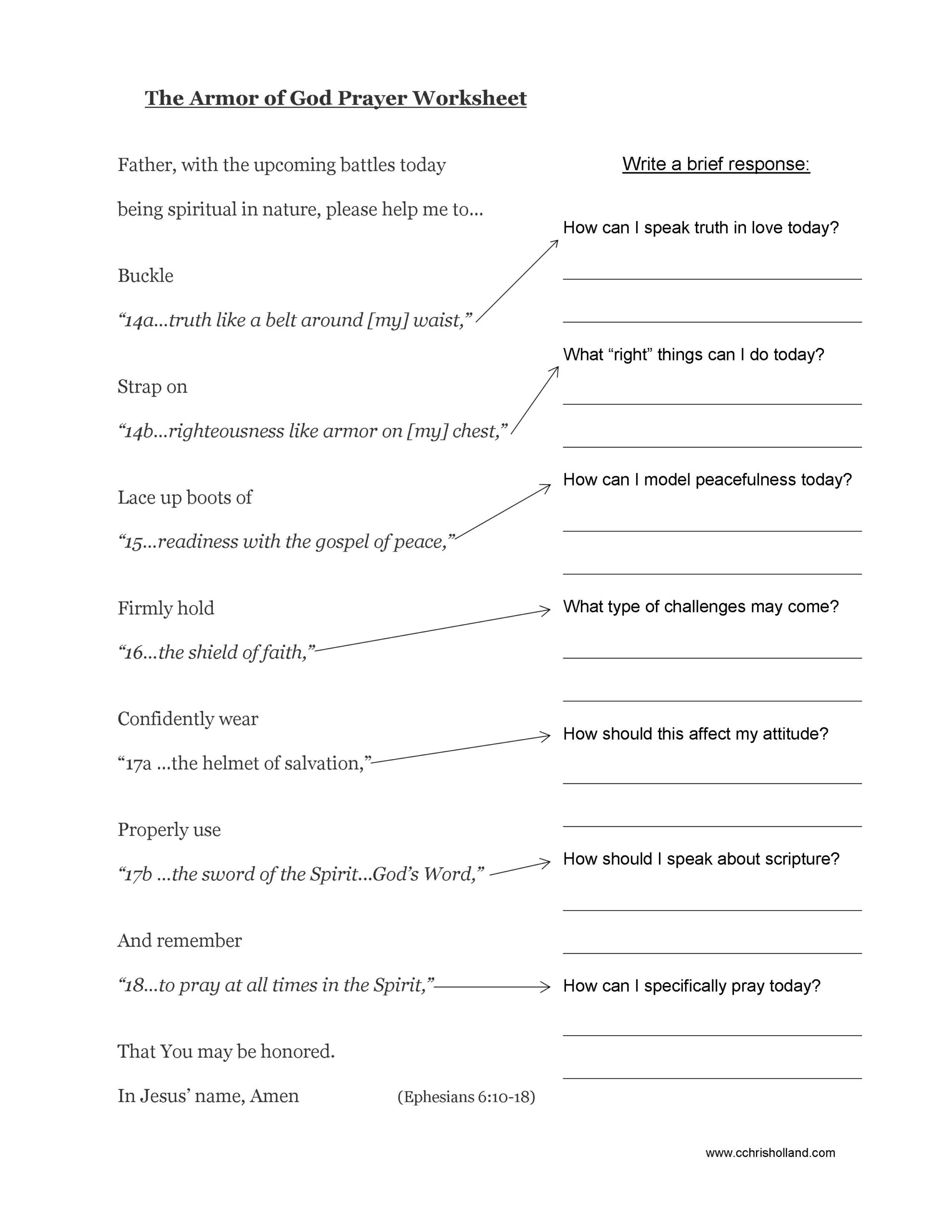 Free Printable Bible Worksheets