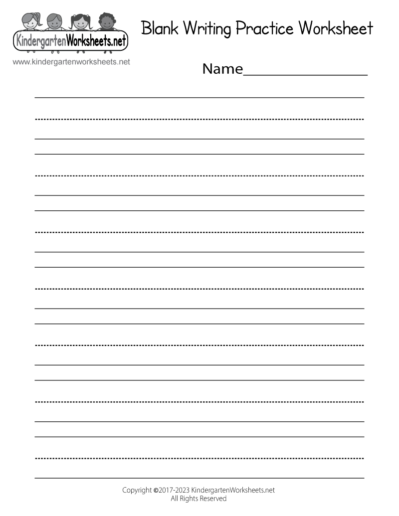 Handwriting Practice Worksheets Free Printables