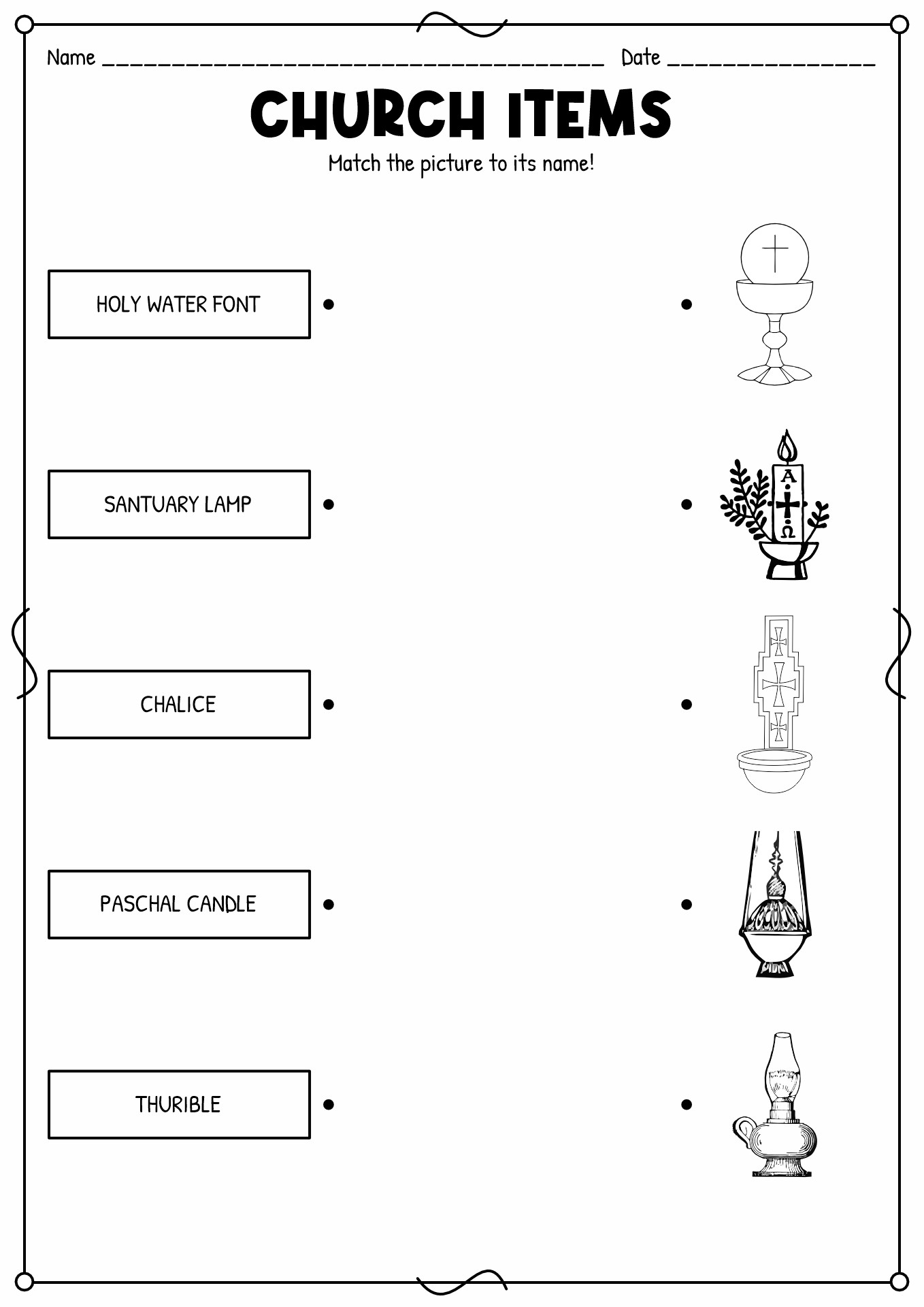 Free Printable Catholic Alphabet Worksheets For Kindergarten Worksheets Library