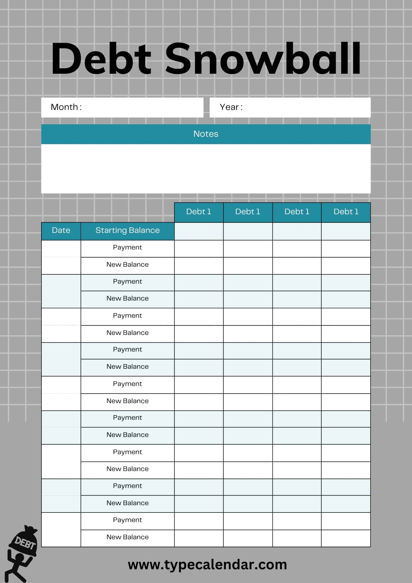 Snowball Worksheet Free Printable