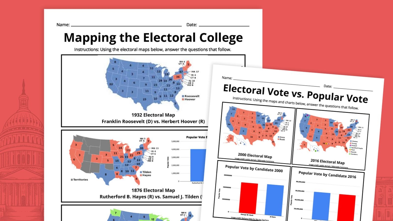 Free Printable Worksheets On Voting