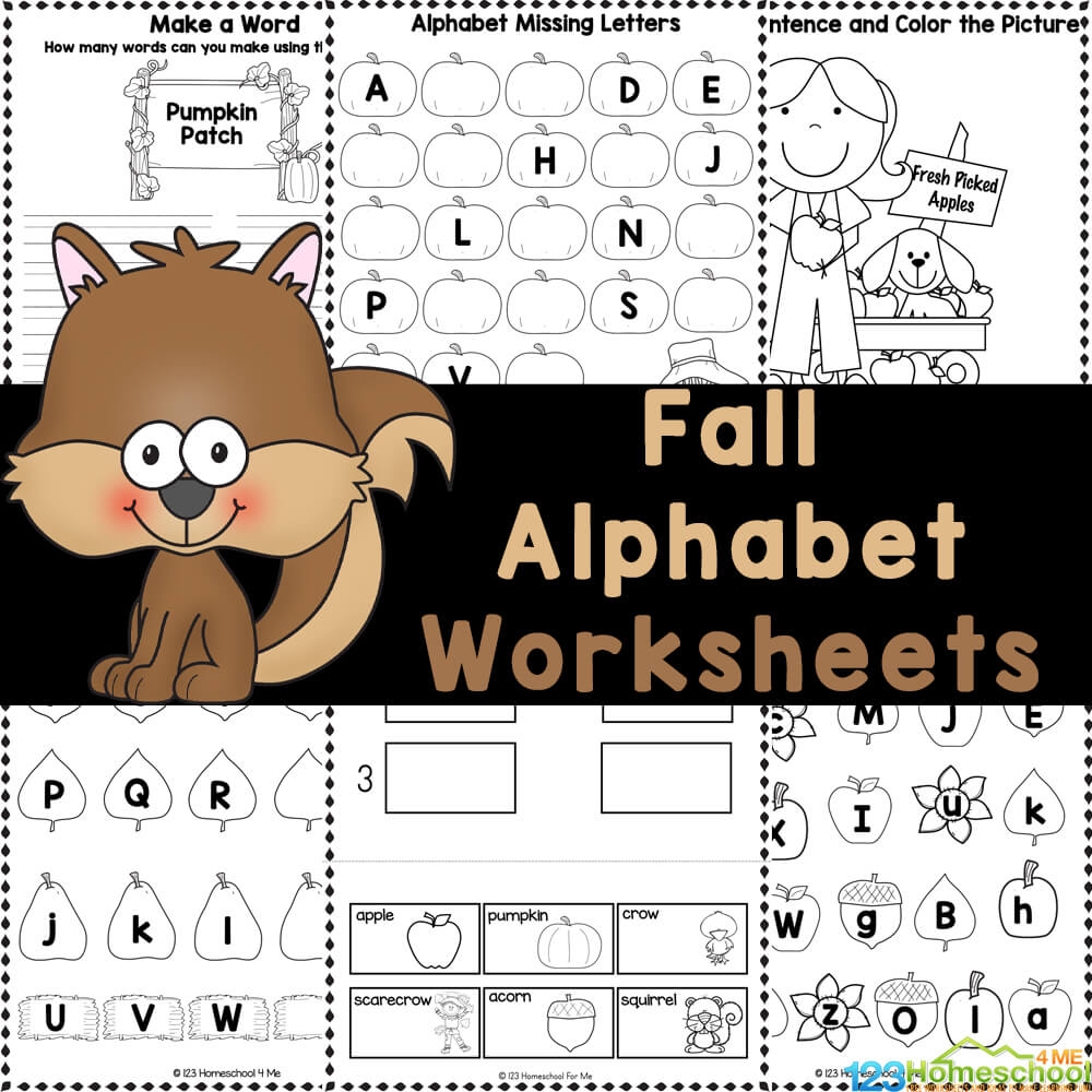 Free Printable Pre Kindergarten Alphabet Worksheets