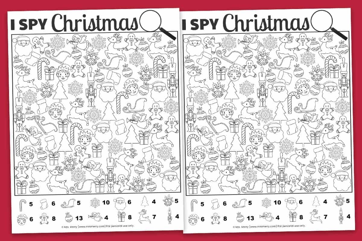 Free Preschool Christmas Worksheets Printables